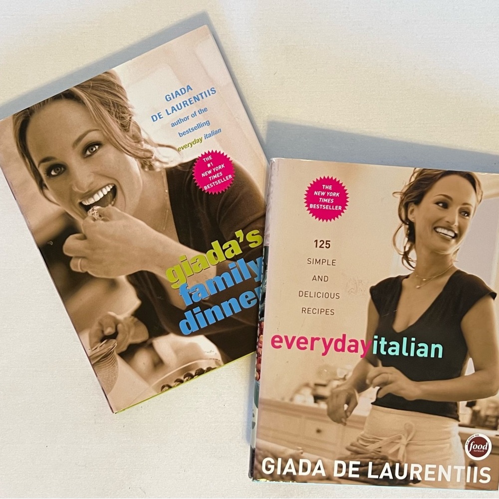 Everyday Italian and Family Dinners Cookbooks by Giada De Laurentis